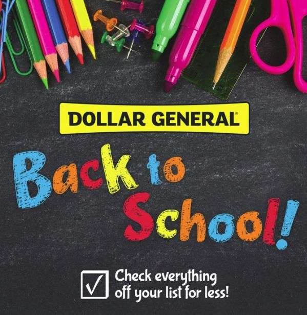 The Best Dollar General Back to School Deals 2023 + $2 Off $10 Coupon!