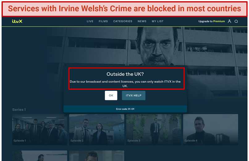 <div>How to Watch Irvine Welsh’s Crime Season 2: US & UK (2023)</div>