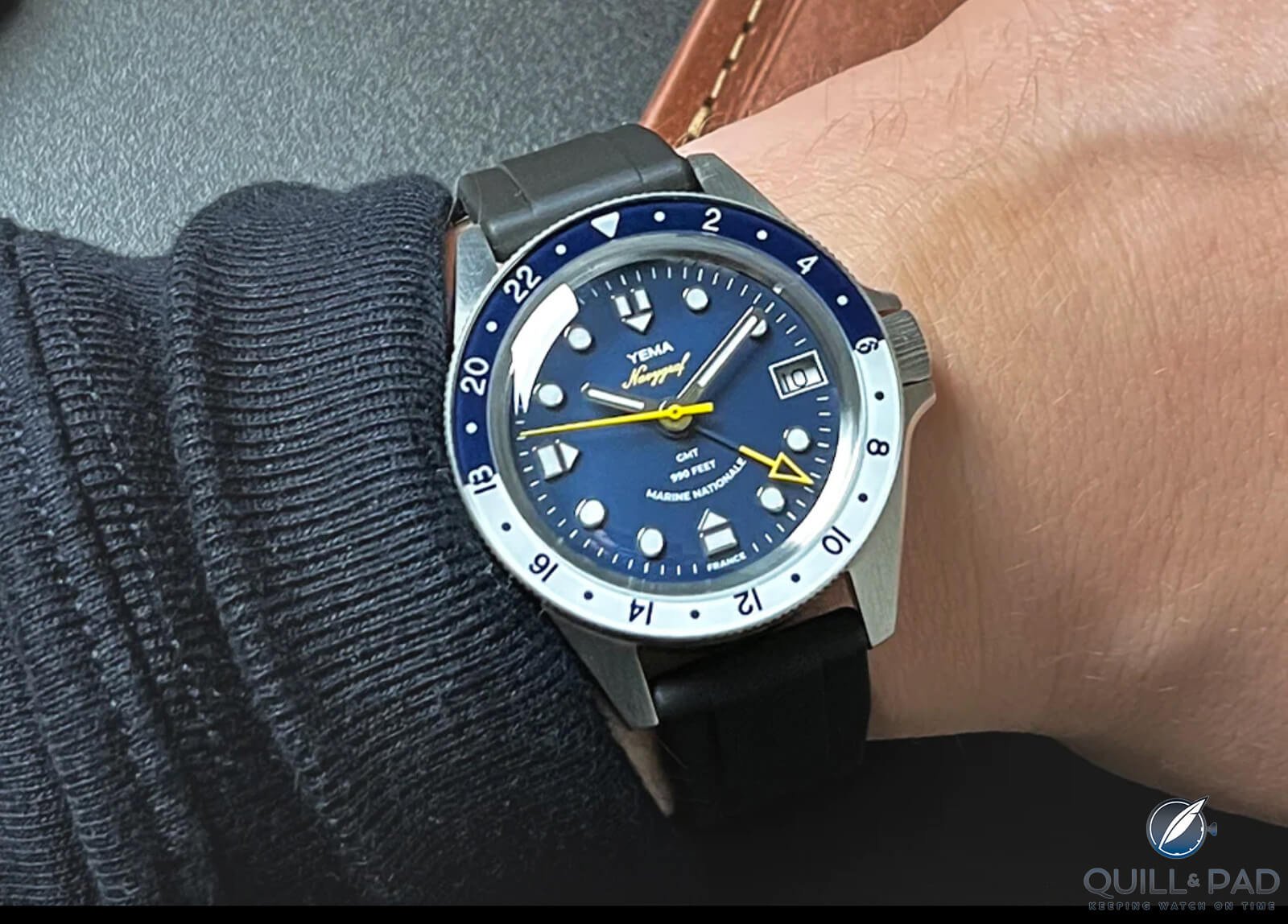 Yema Navygraf Marine Nationale GMT Review: For the Love of (relatively) Affordable Design