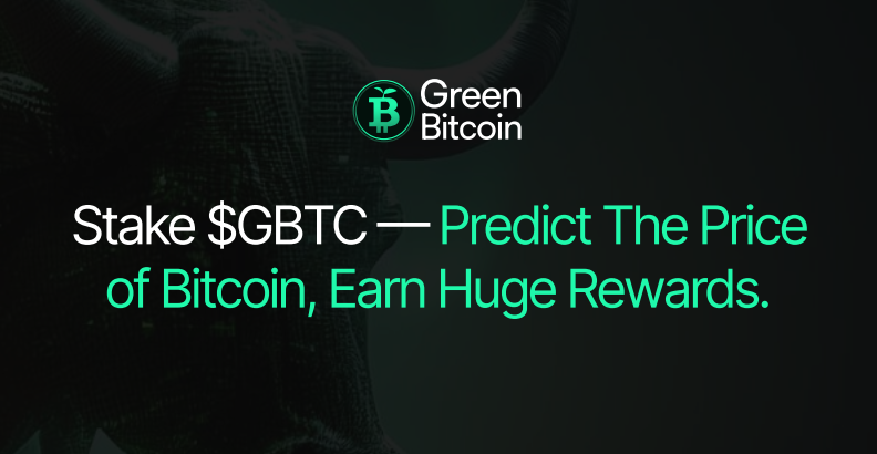 Green Bitcoin (GBTC) Is A Token You Don’t Want To Miss Out – Learn About Its Gamified Green Staking