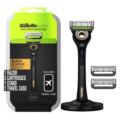 Gillette Labs Razor for Men with Exfoliating Bar Gold Edition Only $14.75