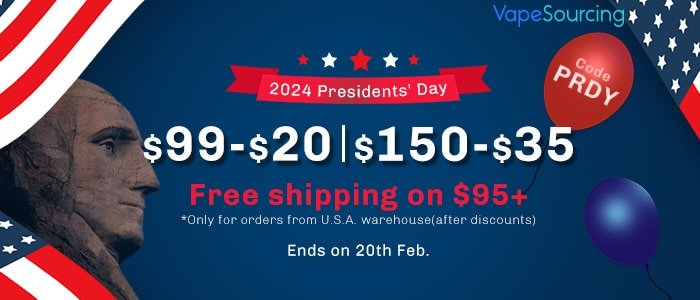 Vape Deal!! President’s Day Sale!!