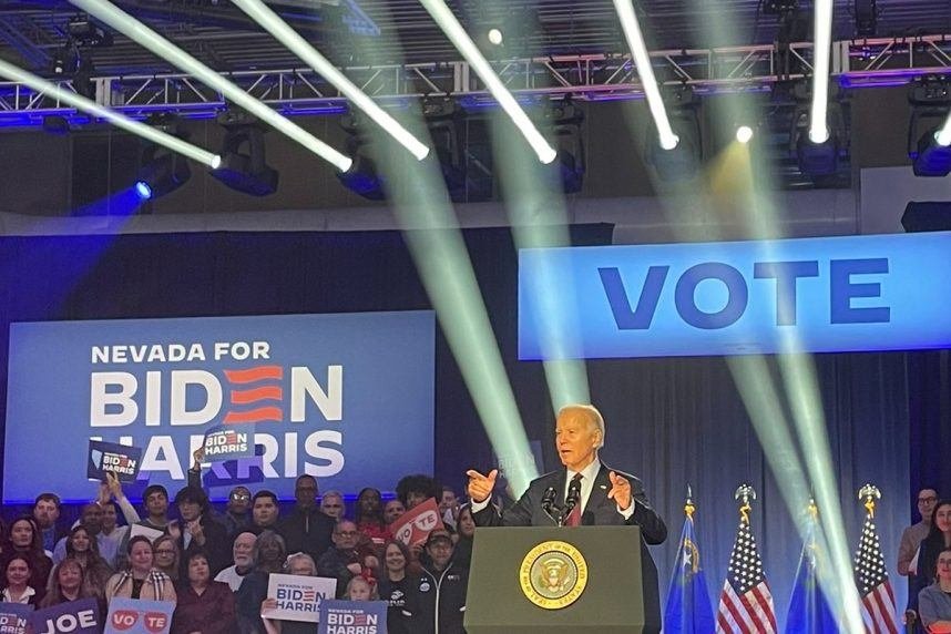 President Joe Biden Tweets Disdain for Resort Fees After Campaigning in Las Vegas