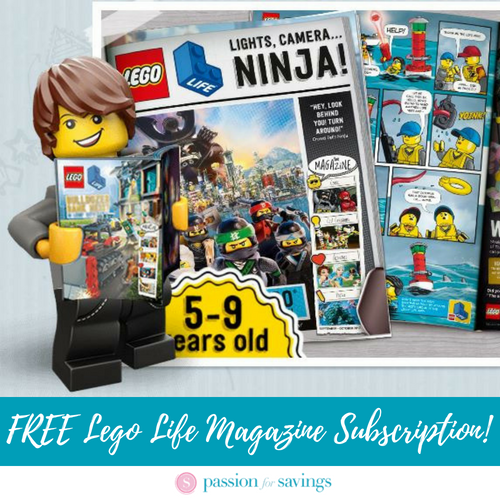 Get a Lego Life Magazine Subscription for FREE! My Kids LOVE getting this in the Mail!