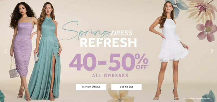 <div>Suzy Shier & Le Chateau Canada Sale: Save 40-50% off All Dresses</div>