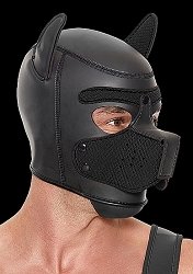 Shots – Ouch! – Neoprene Puppy Hood – Black