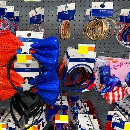 <div>4th of July Hair Accessories! Headbands, Bracelets, Hats, Minnie Ears & MORE!</div>