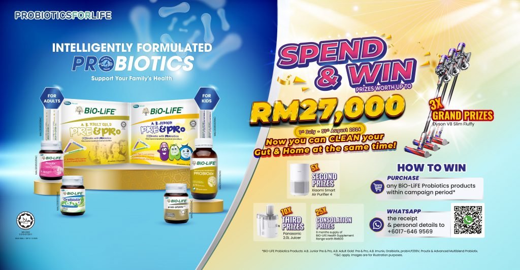 <div>BiO-LiFE Probiotics ‘Cleanse Your Gut & Home At The Same Time’ Nationwide Spend & Win Campaign</div>