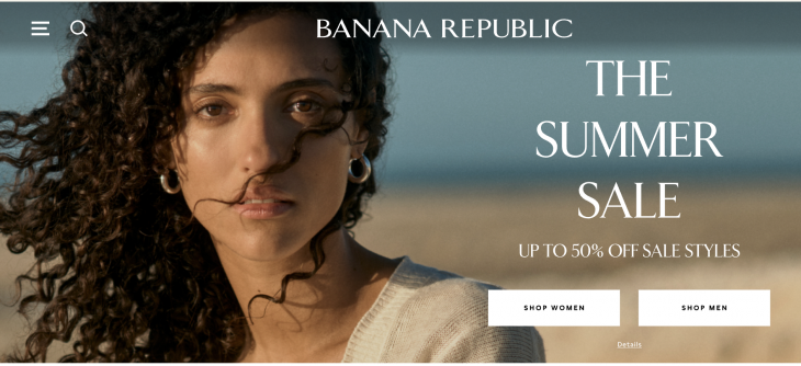 Banana Republic Canada: Summer Sale: Save up to 50% Off