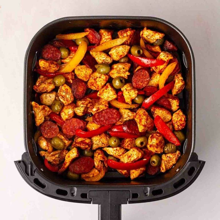 Air Fryer Spanish Chicken Traybake