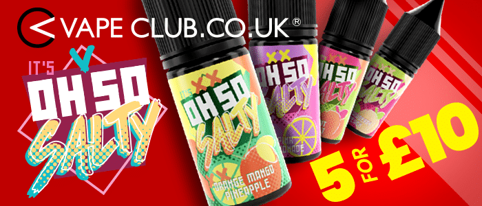 Vape Deal!! 5 X Oh So Salty E-liquids For Only £10!