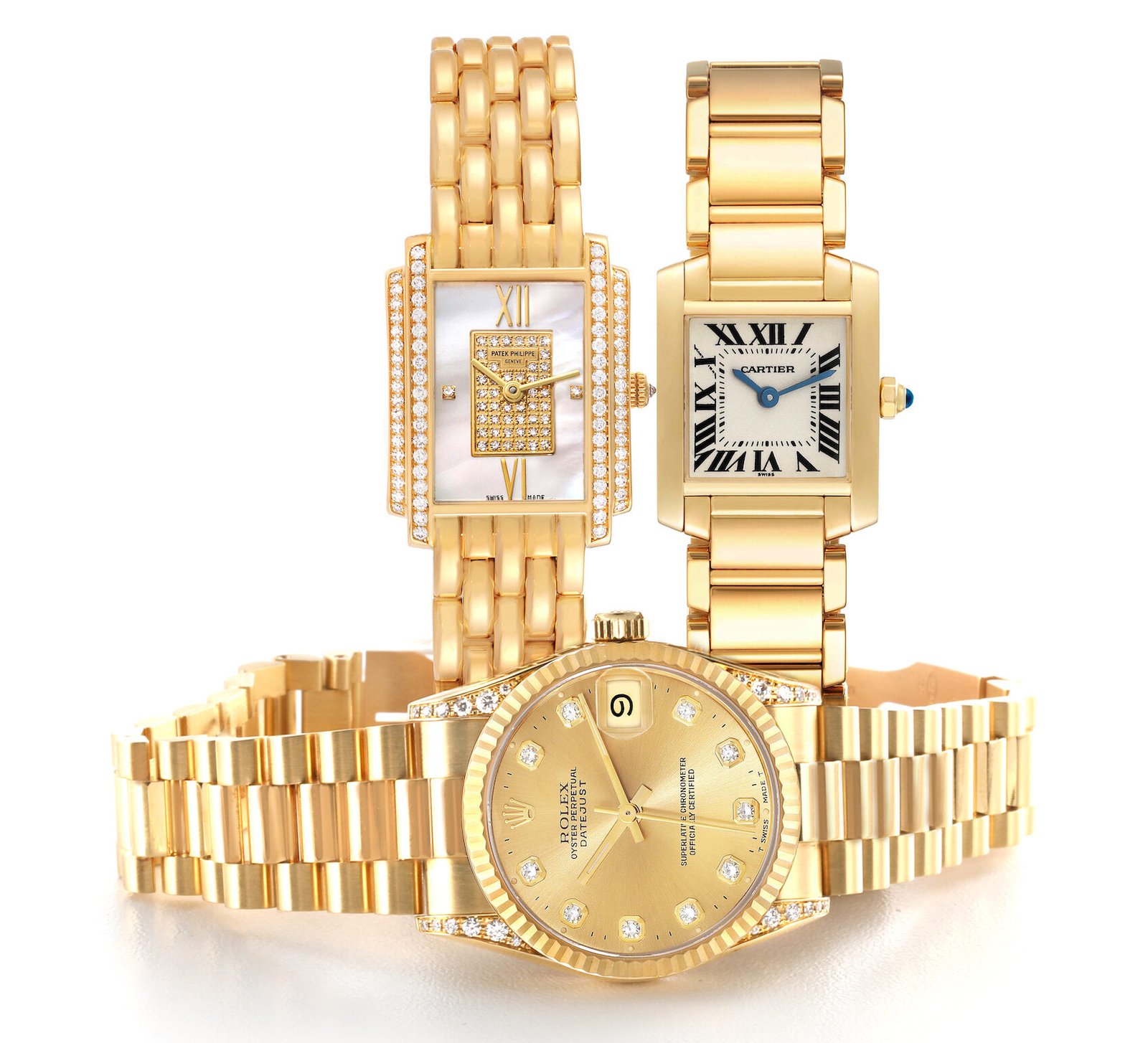 Classic Yellow Gold Ladies Watches