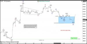 AAPL Perfect Reaction Higher From Blue Box Area