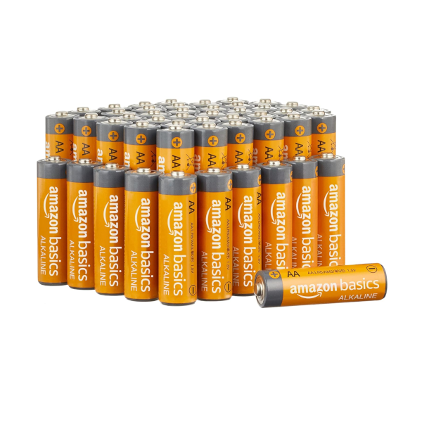 Prime members: 48-pack Amazon Basics AA alkaline batteries for $14