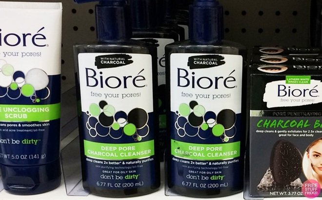 Biore Charcoal Face Wash $3.88 Shipped at Amazon