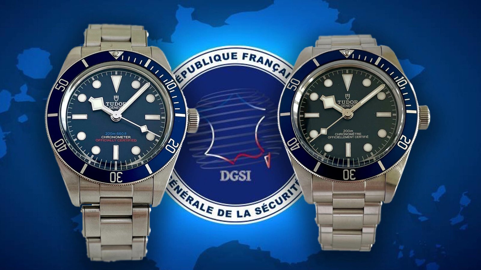 Two military issued Tudor’s for the French special forces