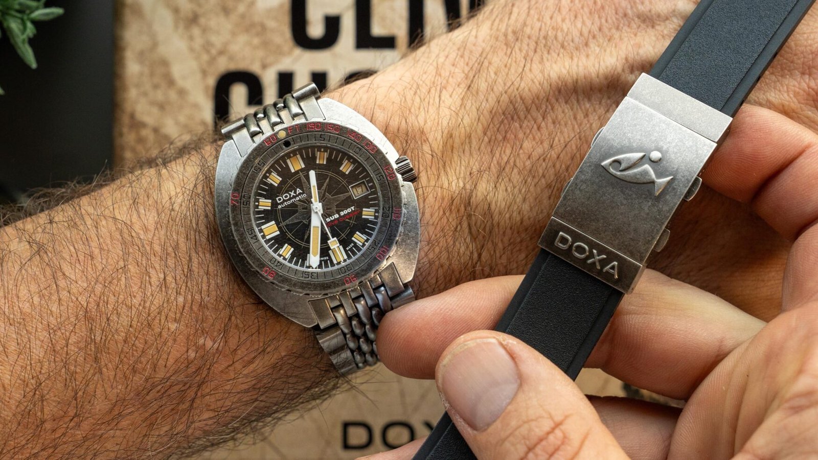 Doxa expands its treasure trove with the SUB 300T Sharkhunter Clive Cussler