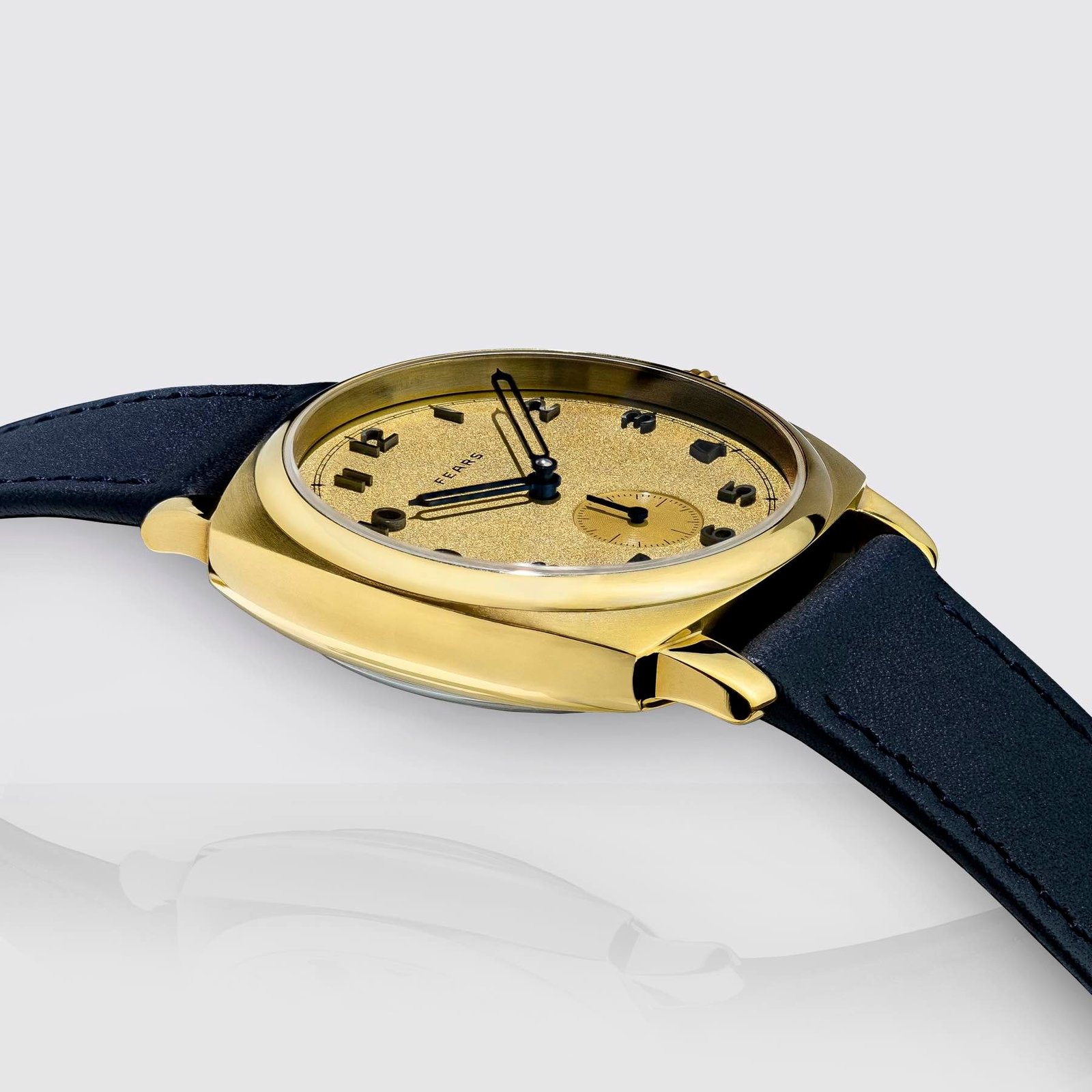 Introducing: The Fears Brunswick 38 Midas II With A 22K-Gold-Plated Case