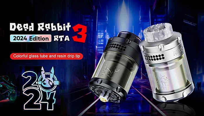 Hellvape Dead Rabbit V3 RTA 2024 Edition Review – A Colourful Bunny