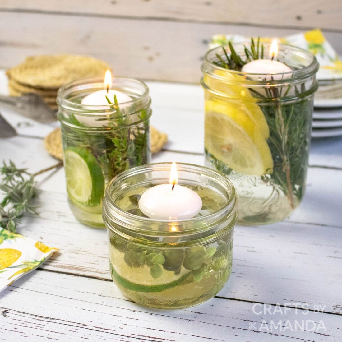 DIY Mosquito Repellent Candles