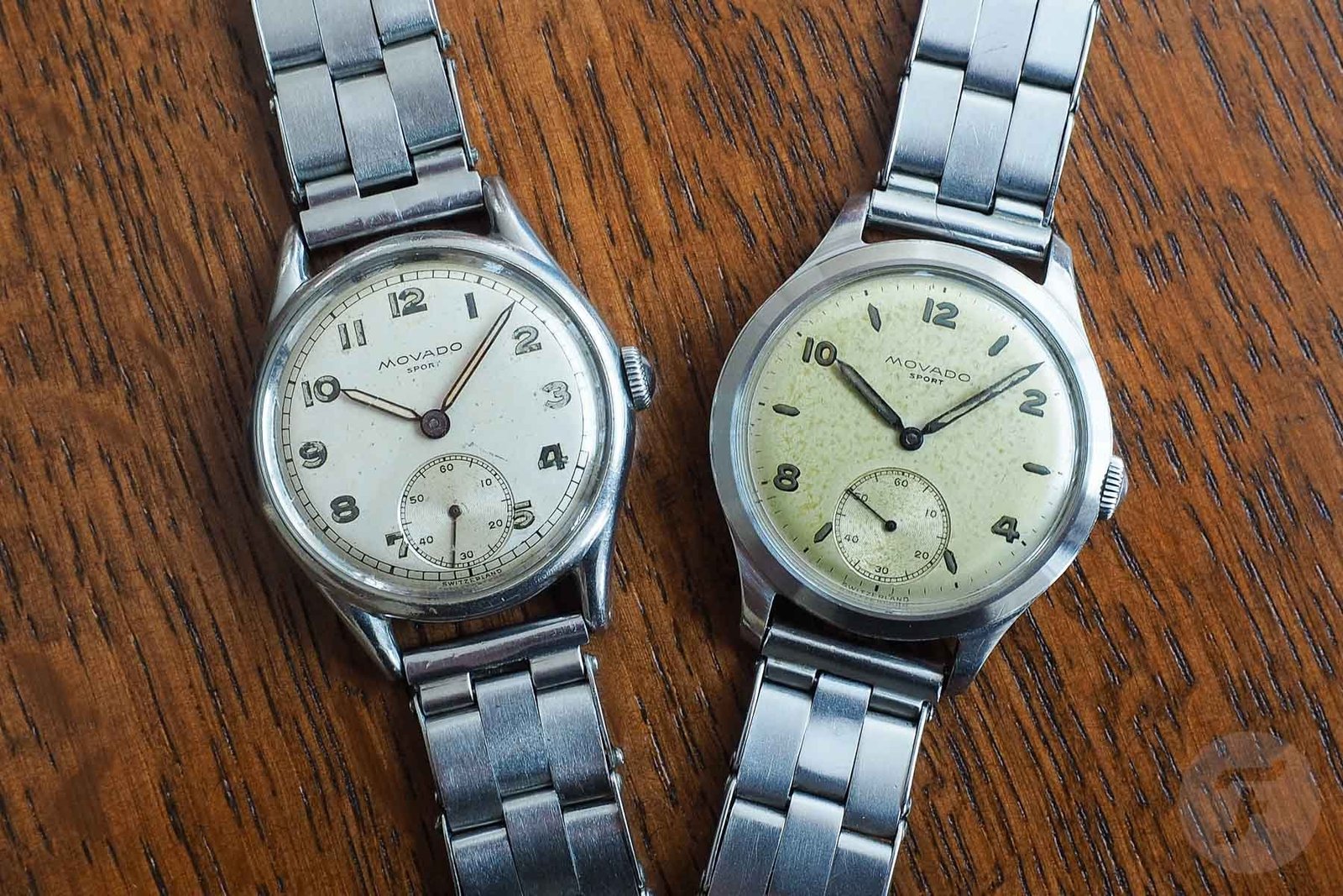 Vintage Watches: A Pair Of Movado Sport Models With Borgel Cases