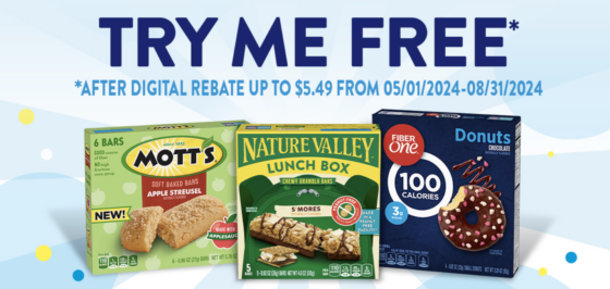 FREE box of Free Box of Nature Valley, Mott’s, or Fiber One Bars