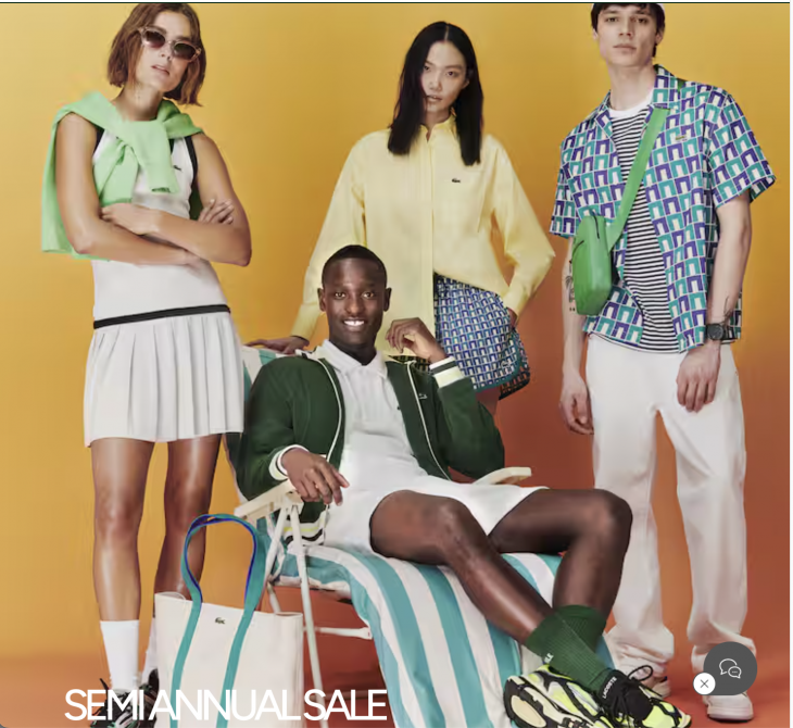 <div>Lacoste Canada Semi Annual Sale : Save up to 50% Off Shoes & Clothing + More</div>