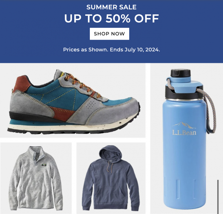 L.L.Bean Canada Summer Sale: Save up to 50% off