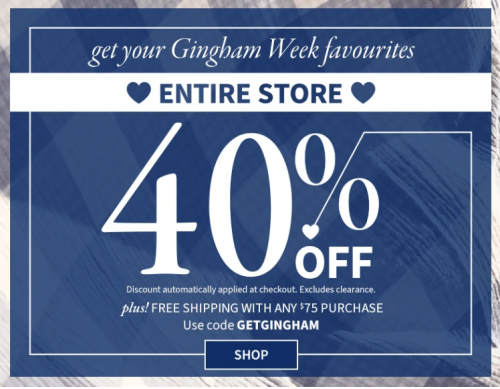 <div>Bath & Body Works Canada Sale: Save 40% off Entire Store with Coupon Code</div>