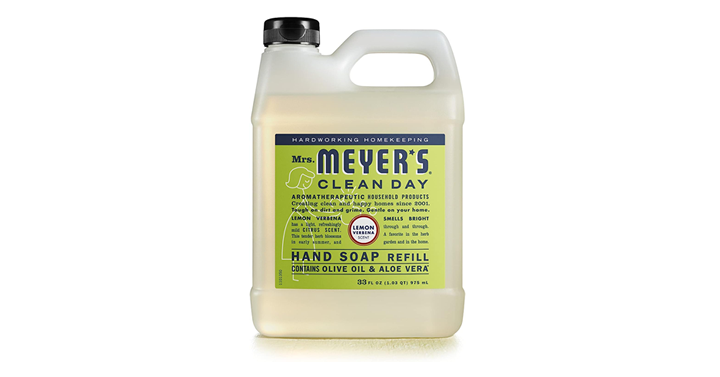 Mrs. Meyer’s Hand Soap Refill, 33 Ounce, Lemon Verbena – Just $5.44!