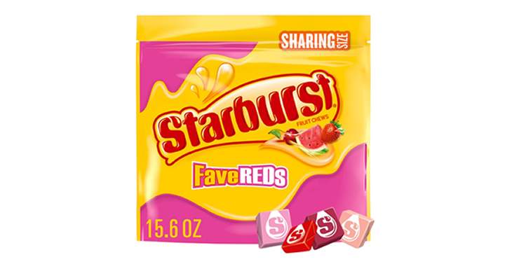 STARBURST FaveREDS Fruit Chews Candy, 15.6-Ounce Pouch – Just $2.97!