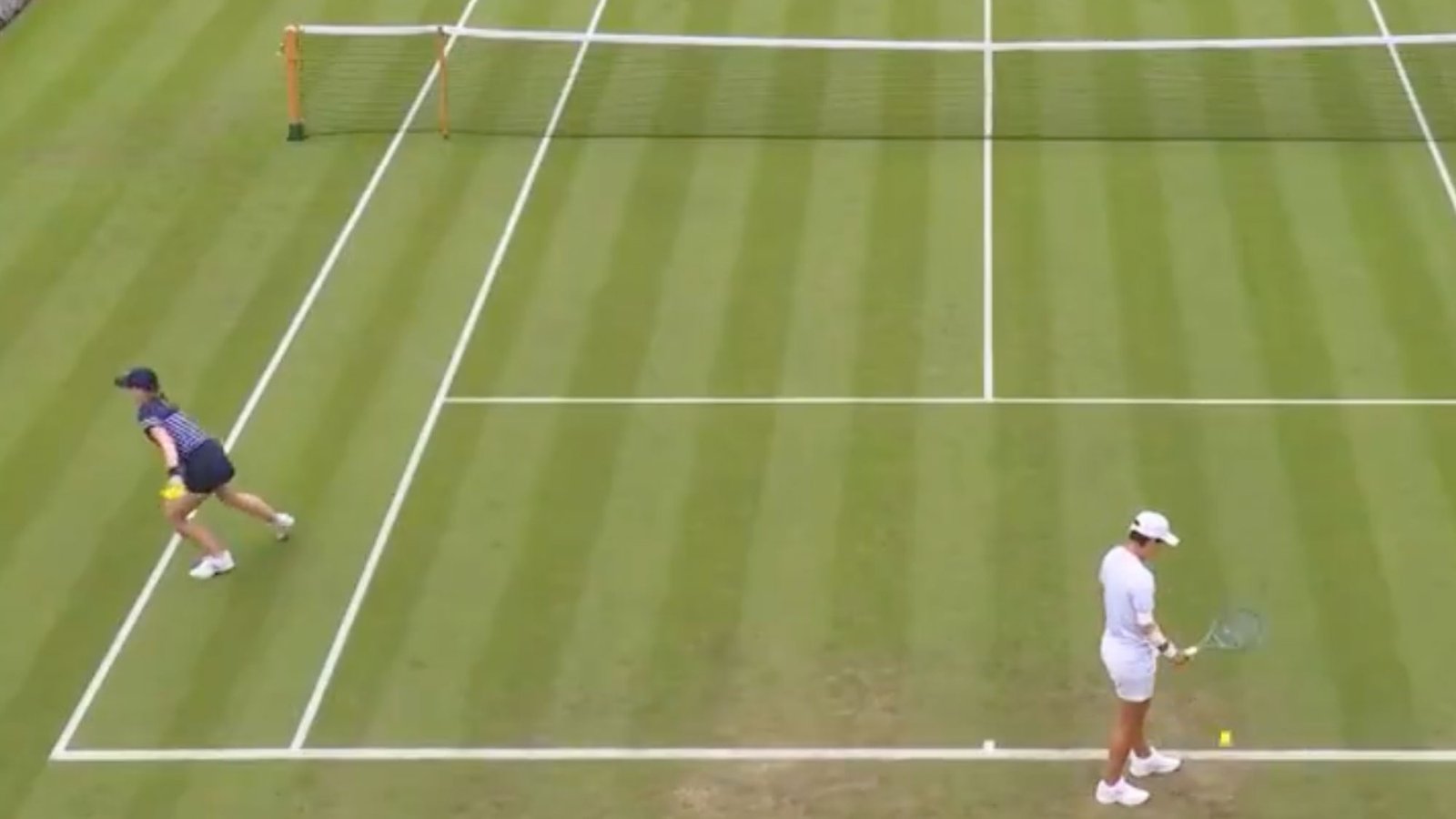 Watch: Champagne Cork Halts Play at Wimbledon