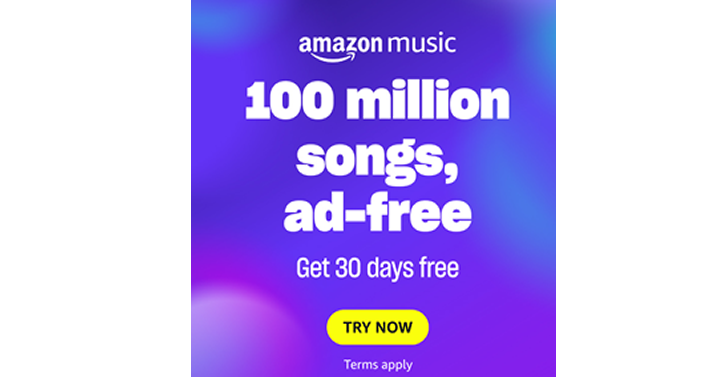 Try Amazon Music Free for 5 Months!