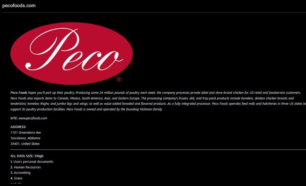 Poultry processor Peco Foods notifies 48K people of data breach, offers free credit monitoring