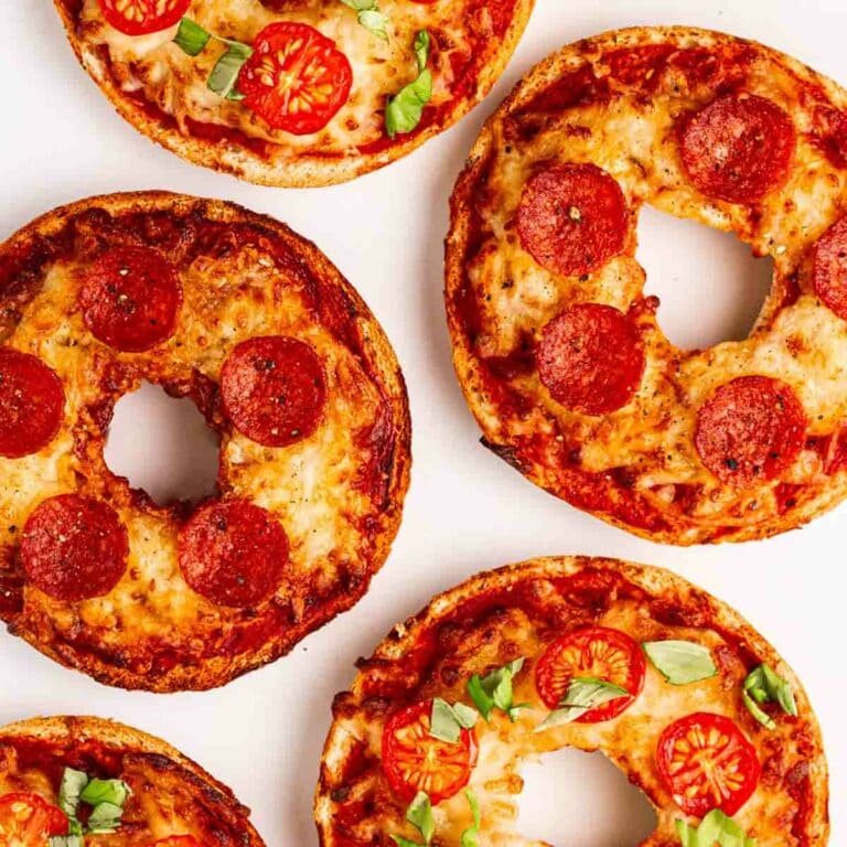 Pizza Bagels {Oven, Grill or Air Fryer}