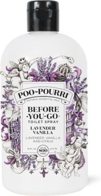 Poo-Pourri Before-You-Go Toilet Spray, Lavender Vanilla, Refill Bottle 16 Fl Oz Only $19.69