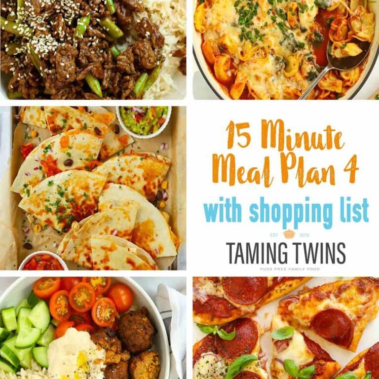 15 minute meals {Week 4}