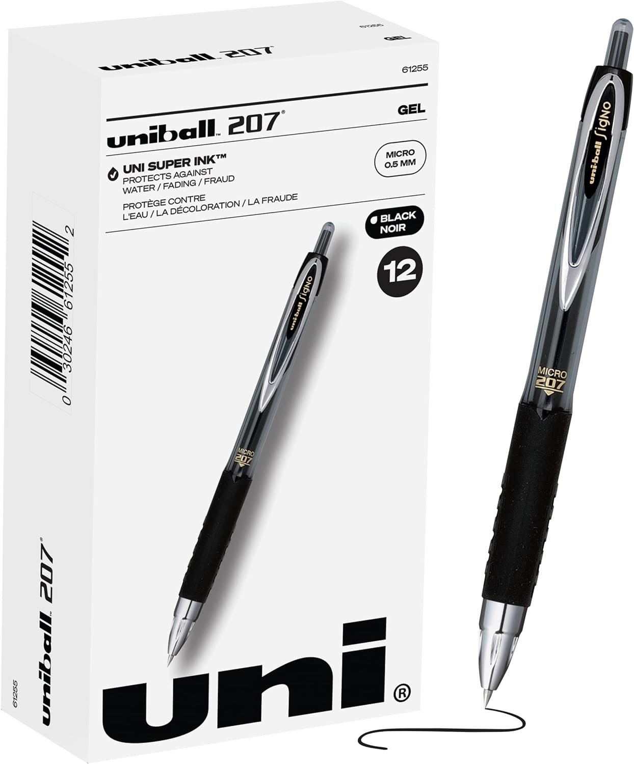 Uni-ball Retractable Fraud Prevention Gel Pens (Pack of 12) – Only $6.75!