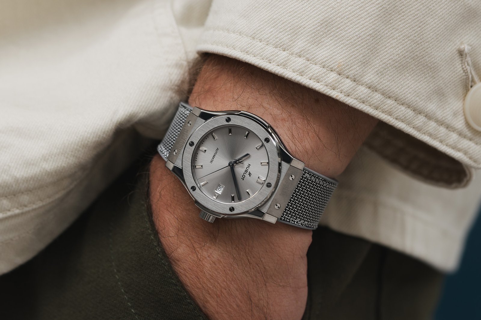 Hands On With The Stylishly Monochromatic Hublot Classic Fusion Essential Grey 42mm