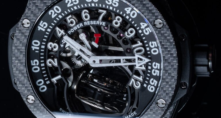 Hands-On: Hublot MP-13 Tourbillon Bi-Axis Retrograde Black Carbon Watch