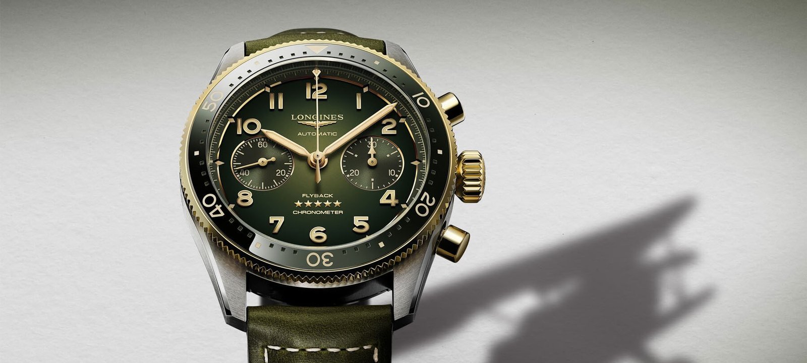 Introducing: The Longines Spirit Flyback In Steel And Gold, Green, And Brown