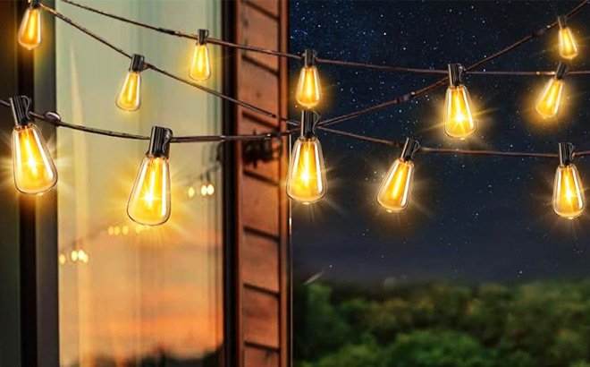 Outdoor String Lights $8.83 at Amazon