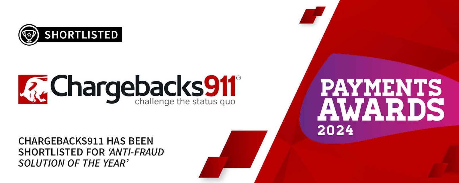 Chargebacks911®: An ‘Anti-Fraud Solution of the Year’ Honoree!