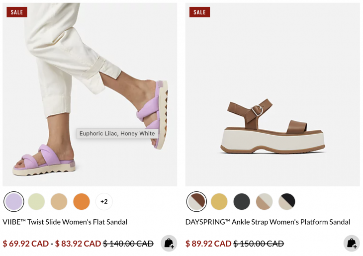 Sorel Canada Summer Sandal Sale: Save up to 40% off