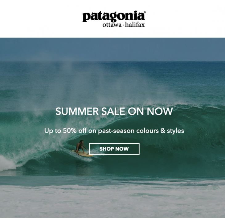 <div>Patagonia Canada Summer Sale: Save up to 50% Off the Past Season Colours & Styles</div>