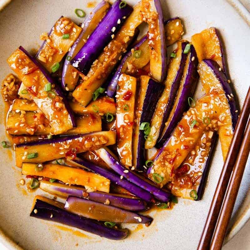 Spicy Eggplant Stir Fry