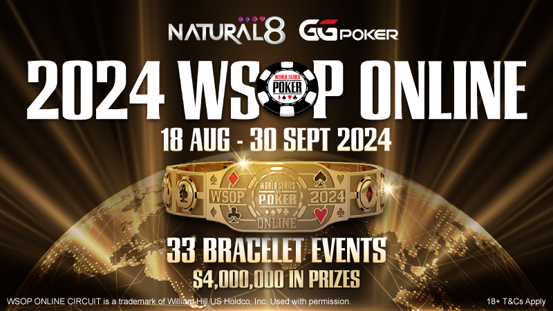 WSOP Online 2024 – Now On Natural8