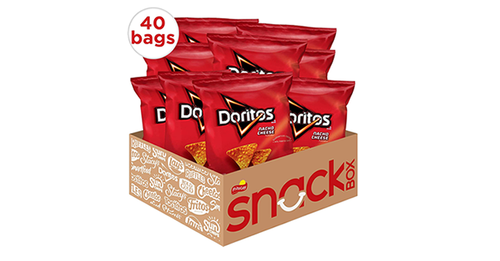 Doritos Nacho Cheese Flavored Tortilla Chips – Pack of 40 – Just $12.90!