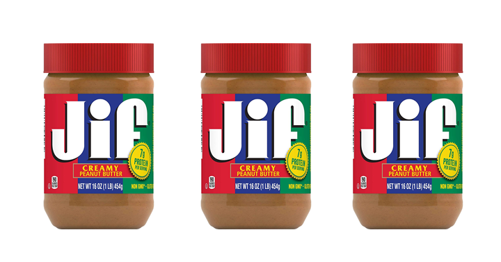 Jif Creamy Peanut Butter, 16 Ounces – Pack of 3 – Just $5.83! New coupon!