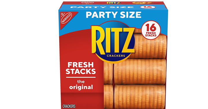 Ritz Crackers Flavor Party Size Box of Fresh Stacks 16 Sleeves – Just $4.49!